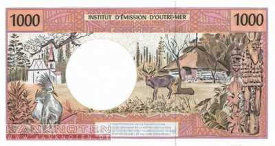 French Pacific Territories - 1.000  Francs (#002h_UNC)