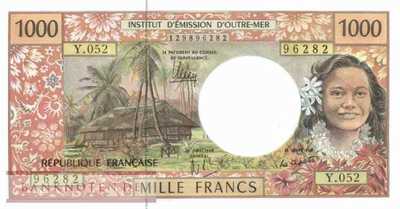French Pacific Territories - 1.000  Francs (#002m_UNC)
