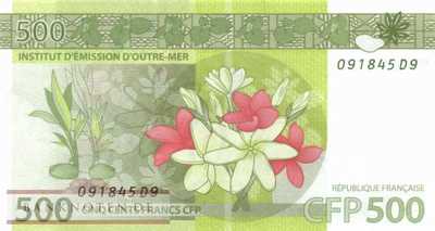 French Pacific Territories - 500  Francs (#005a_UNC)