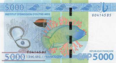 Franz. Pazifik Territorien - 5.000  Francs (#007b_UNC)