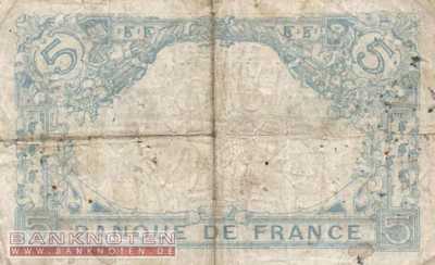 Frankreich - 5  Francs (#070-16_VG)