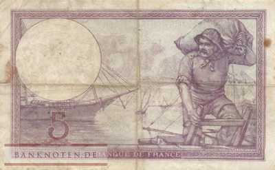 Frankreich - 5  Francs (#072a-18_F)