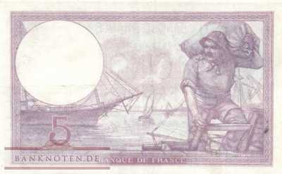 Frankreich - 5  Francs (#072c-23_VF)