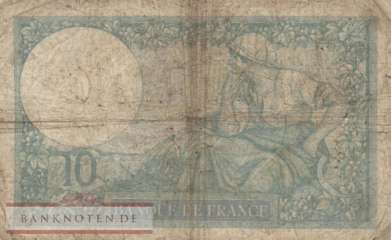 Frankreich - 10  Francs (#073d-32_VG)