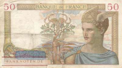 Frankreich - 50  Francs (#081-36_F)