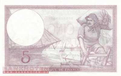 Frankreich - 5  Francs (#083-40_UNC)