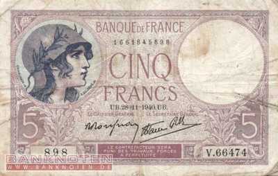 Frankreich - 5  Francs (#083-40_F)