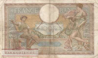 Frankreich - 100  Francs (#086b-38_F)