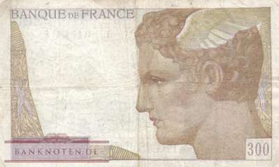 Frankreich - 300  Francs (#087a-1_F)