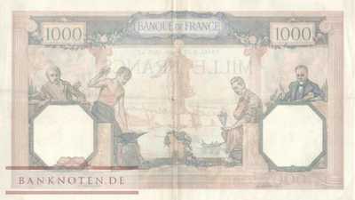Frankreich - 1.000  Francs (#090c-39_F)