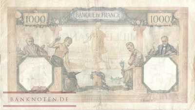 France - 1.000  Francs (#090c-40_F)