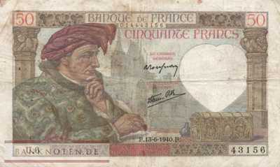 Frankreich - 50  Francs (#093-40_F)