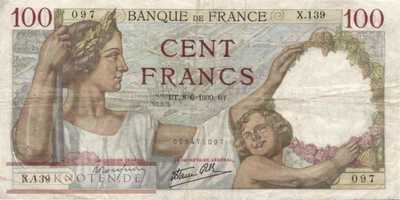 Frankreich - 100  Francs (#094-39_F)