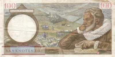 Frankreich - 100  Francs (#094-41_VG)
