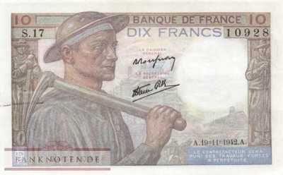 France - 10  Francs (#099b-42_AU)