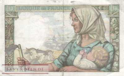 Frankreich - 10  Francs (#099e-42_VF)