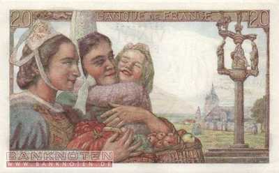Frankreich - 20  Francs (#100a-42_AU)