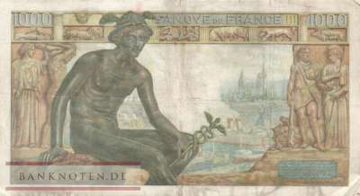 Frankreich - 1.000  Francs (#102-42_F)