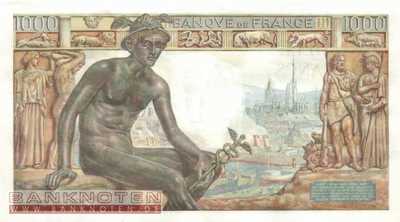 Frankreich - 1.000  Francs (#102-43_AU)