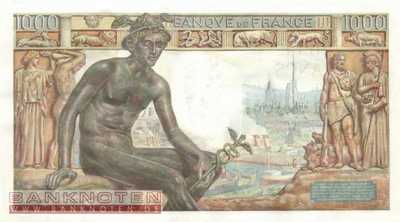 Frankreich - 1.000  Francs (#102-43_XF)