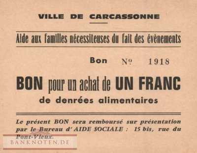 France - Carcassonne - 1  Franc (#1090_AU)