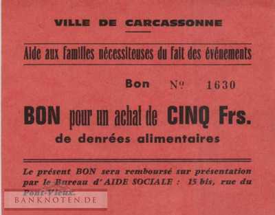 Frankreich - Carcassonne - 5  Franc (#1091_UNC)