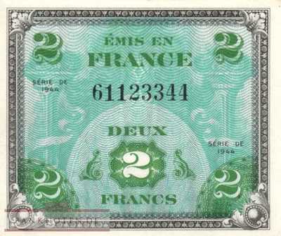 Frankreich - 2  Francs (#114a_AU)
