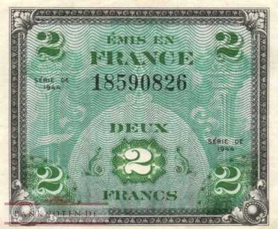 Frankreich - 2  Francs (#114a_XF)