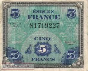 Frankreich - 5  Francs (#115a_VF)