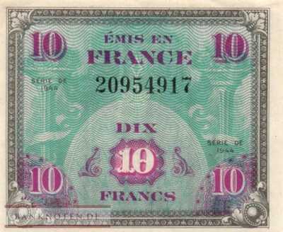 Frankreich - 10 Francs (#116a_XF)