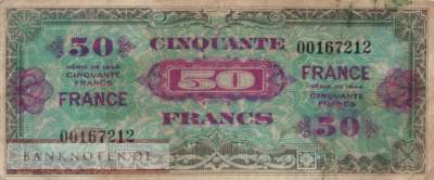 Frankreich - 50  Francs (#122a_F)