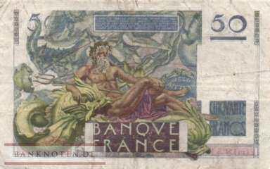 Frankreich - 50  Francs (#127b-47_VG)