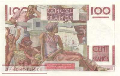 Frankreich - 100  Francs (#128a-46_UNC)