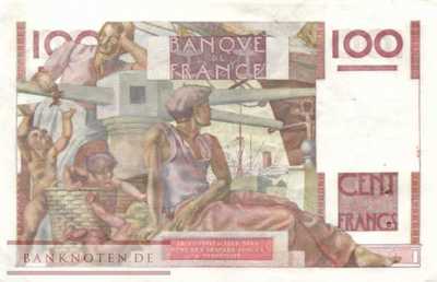 Frankreich - 100  Francs (#128a-46_VF)
