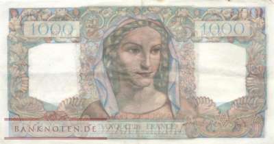 Frankreich - 1.000  Francs (#130a-45_VF)
