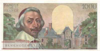 Frankreich - 1.000  Francs (#134a-56_XF)
