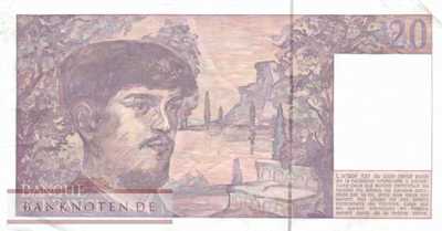Frankreich - 20  Francs (#151d-90_VF)