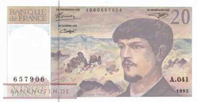 France - 20  Francs (#151g_AU)