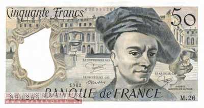 Frankreich - 50  Francs (#152b-82_XF)