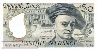 Frankreich - 50  Francs (#152c_UNC)