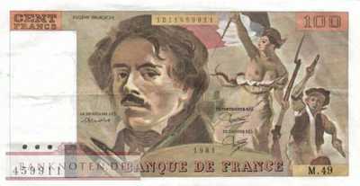 Frankreich - 100  Francs (#154b-81_VF)