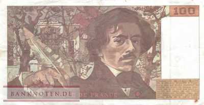 Frankreich - 100  Francs (#154g1_VF)