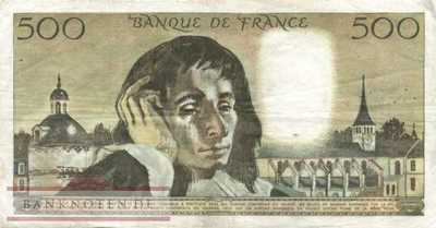 Frankreich - 500  Francs (#156a-70_VG)