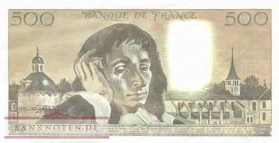 Frankreich - 500  Francs (#156g-88_UNC)