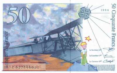 Frankreich - 50  Francs (#157Aa_UNC)