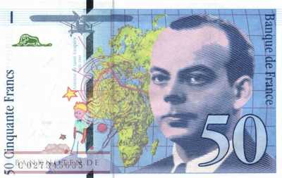 Frankreich - 50  Francs (#157Aa_UNC)