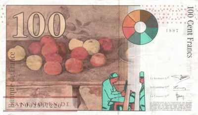 Frankreich - 100  Francs (#158a-97_VF)