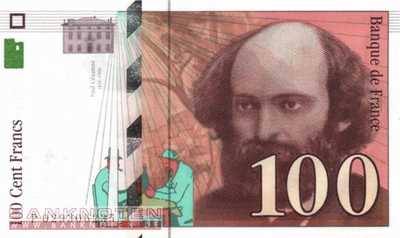 Frankreich - 100  Francs (#158a-97_UNC)