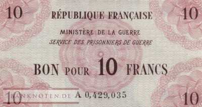 France - 10  Francs - prisoner of war camp (#4011a_VF)
