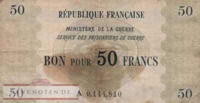 Frankreich - 10  Francs - Kriegsgefangenengeld (#4012a_F)